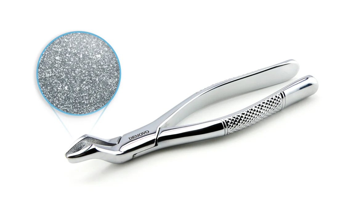 Diamond Serrated #10 Bayonet for Upper Molars